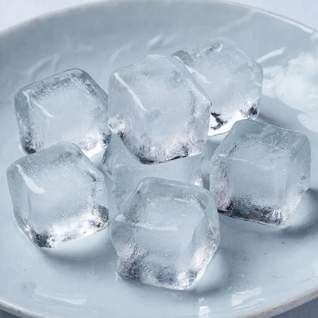 Лед в кубиках
